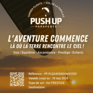 Bon cadeau parapente